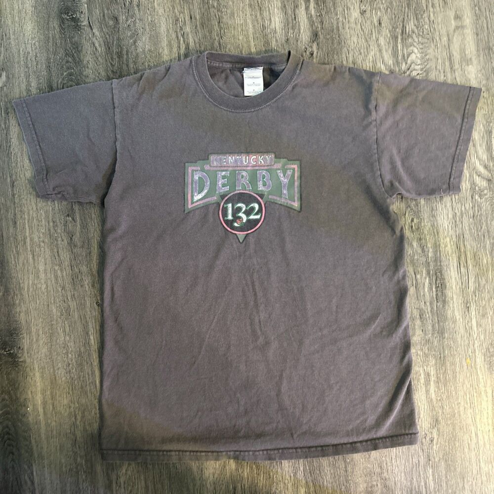 Vintage 90s Kentucky Derby Tshirt Medium Country Western